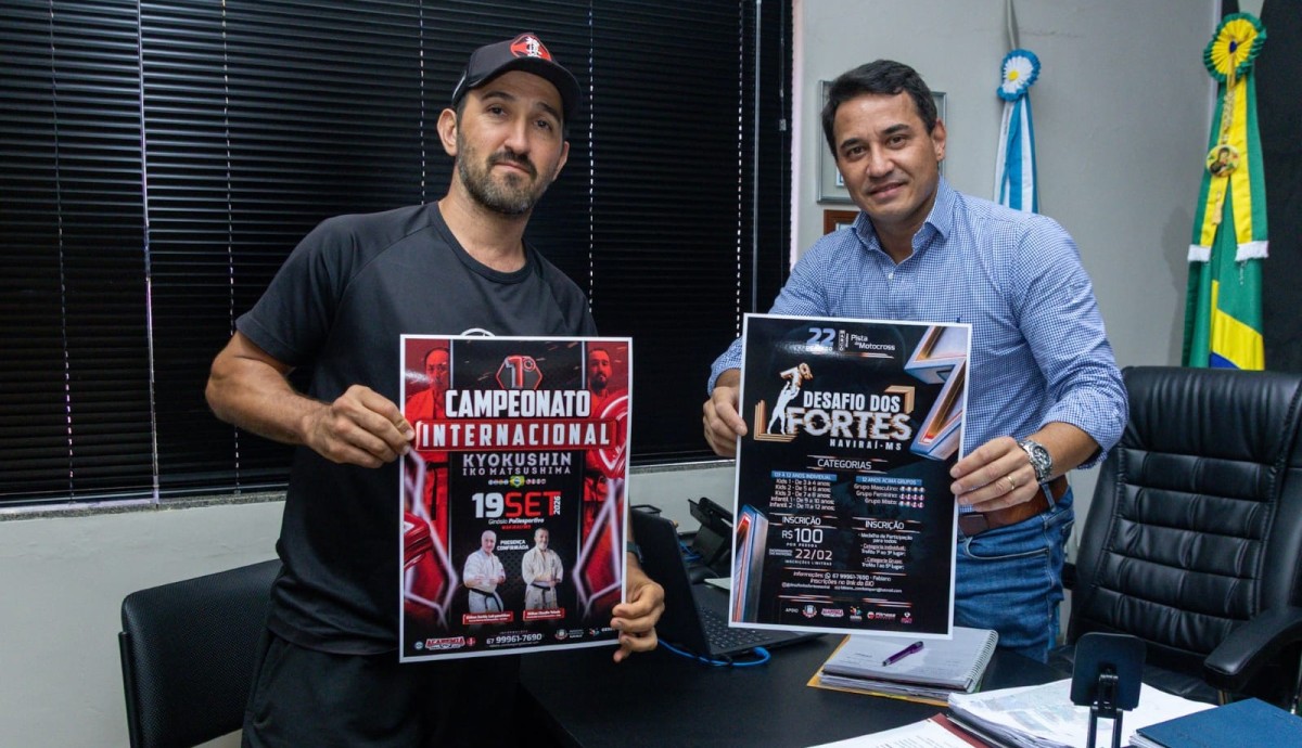 Naviraí fortalece o esporte e entra no Circuito Mundial com o 1º Campeonato Internacional de Kyokushin e o 7º Desafio dos Fortes
