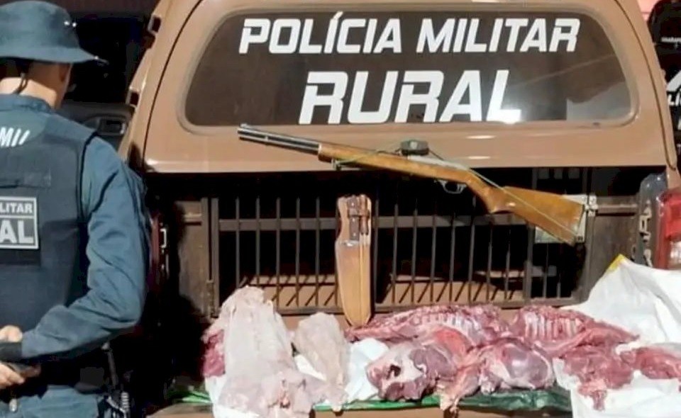 Homem é preso por caça ilegal de animais silvestres em Caarapó