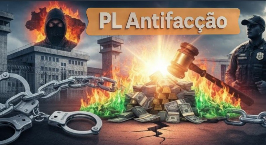 Sancionada Lei Antifacção que fortalece o combate ao crime organizado. Confira as mudanças