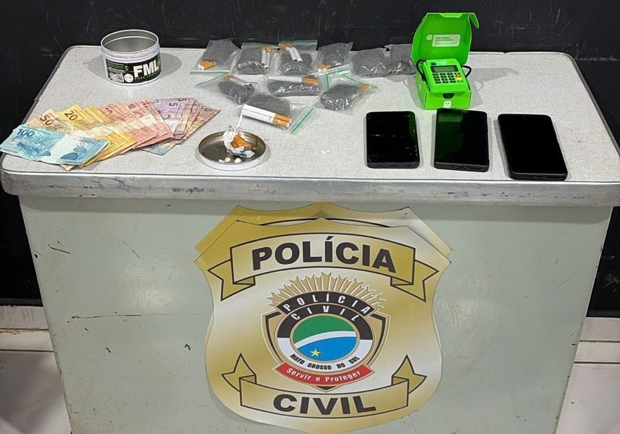 Duas mulheres são presas por tráfico de drogas após monitoramento de “boca de fumo” em Naviraí