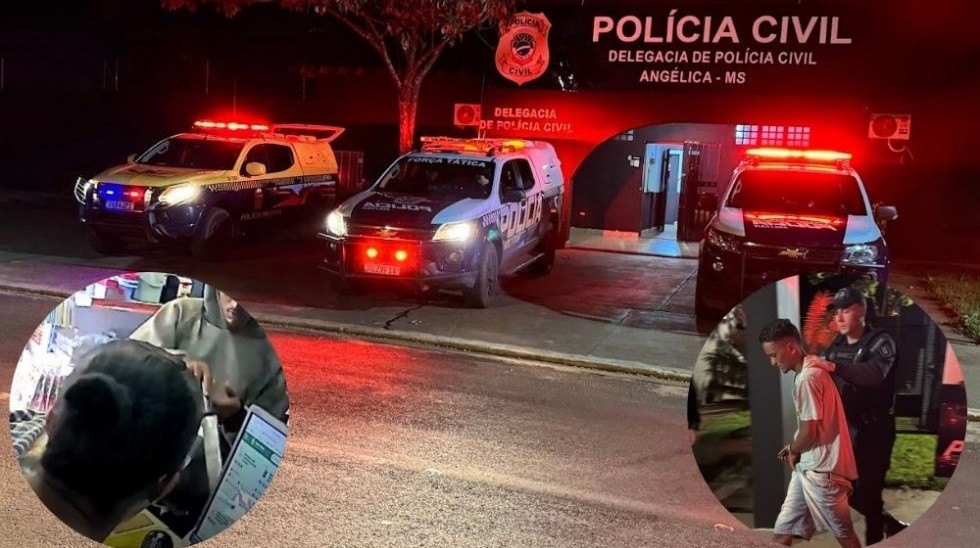 Ação integrada da PM resulta na prisão de autor de roubo com facão em Angélica