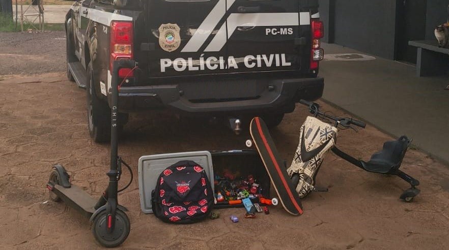 Polícia Civil identifica crianças de 8 e 10 anos que furtaram residência em Iguatemi