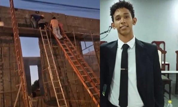 Descarga elétrica em andaime mata jovem durante construção de igreja