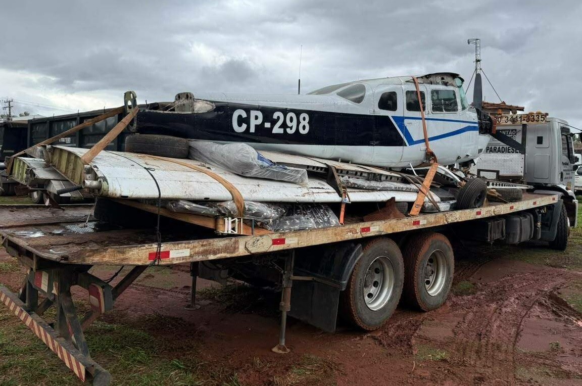 Após 800 lances, avião que pousou com cocaína é vendido por R$ 960 mil