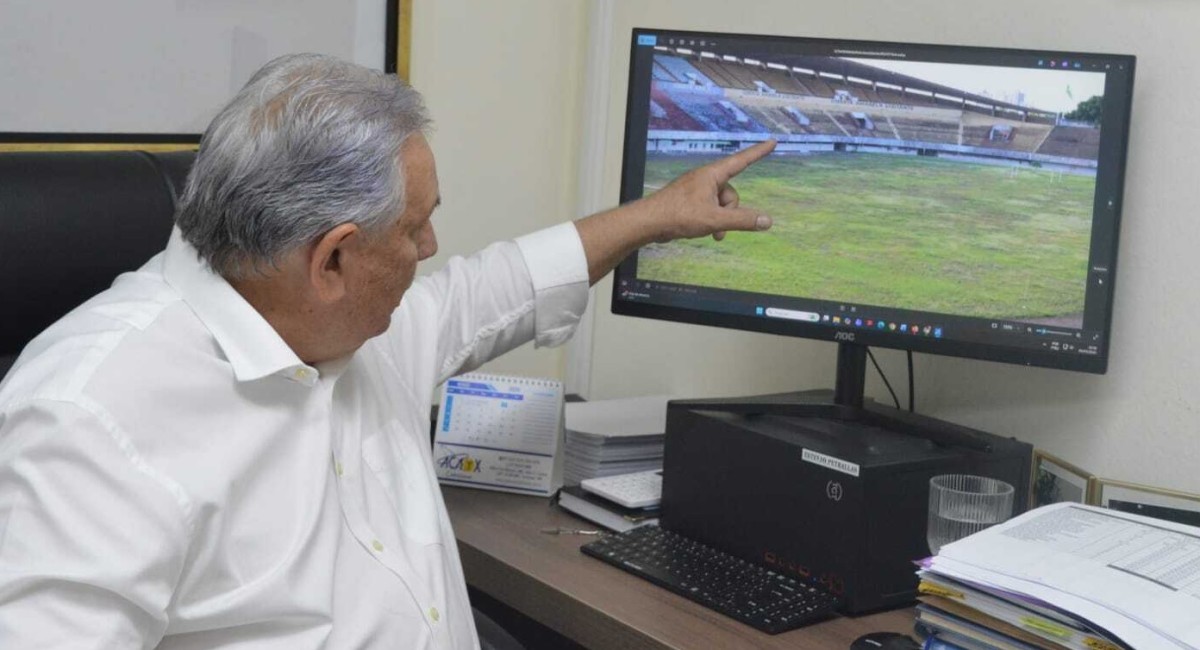 Novo gramado e sistema de irrigação do Morenão devem ficar prontos até novembro